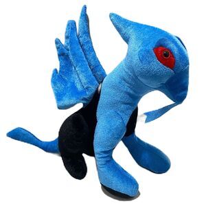 Cedar Point Gatekeeper Roller Coaster Blue Black Plush Dragon Gryphon Griffin